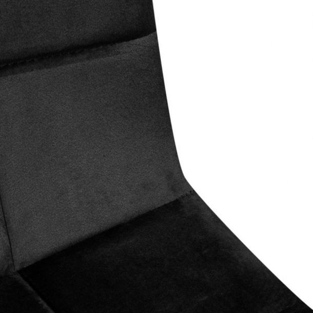 Напівбарний стілець Indigo Velvet Чорний (44524098) в интернет-магазине
