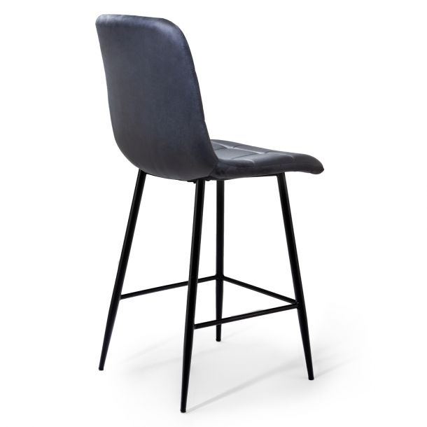 Полубарный стул Indigo Velvet Темно-серый (44479173) hatta