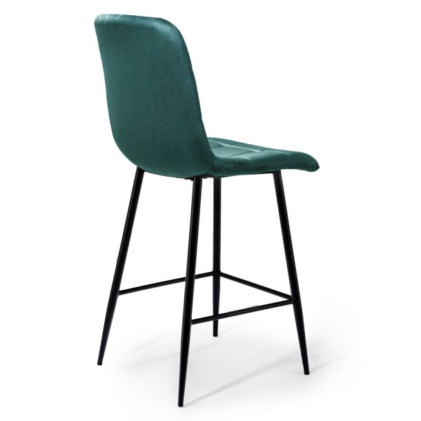 Напівбарний стілець Indigo Velvet Темно-зелений (44479174) hatta