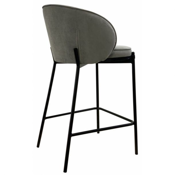 Полубарный стул Laguna Velour Серый (31991642) цена
