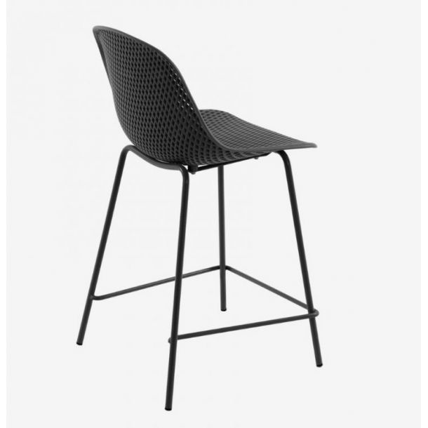 Полубарный стул Quinby Темно-серый (90897280) цена