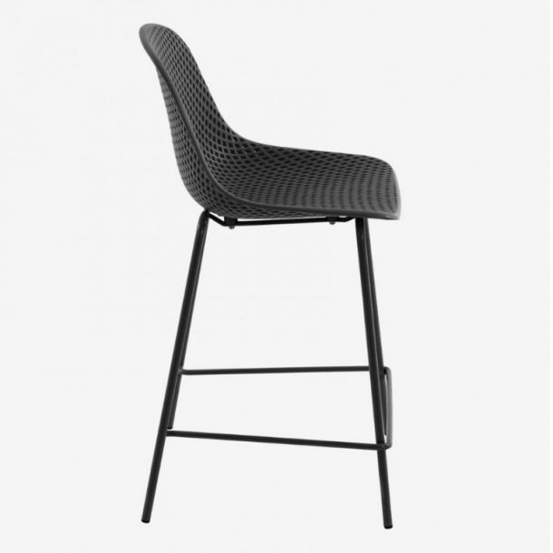 Полубарный стул Quinby Темно-серый (90897280) фото