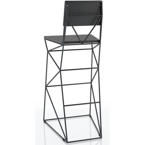 Полубарный стул Supportstool Черный, Черный ясень (51382193) с доставкой