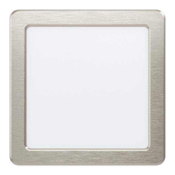 Потолочный светильник FUEVA V 166х166 3000K Сатиновый никель (110738366)