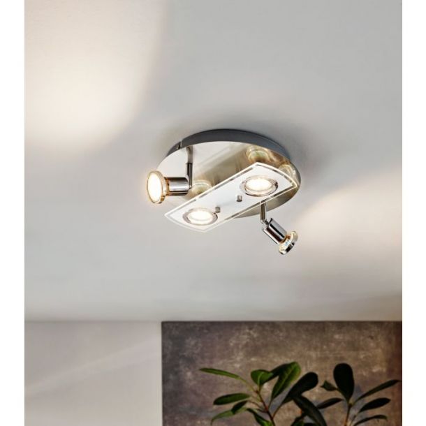 Потолочный светильник PAWEDO I 4 Хром (110735772) цена