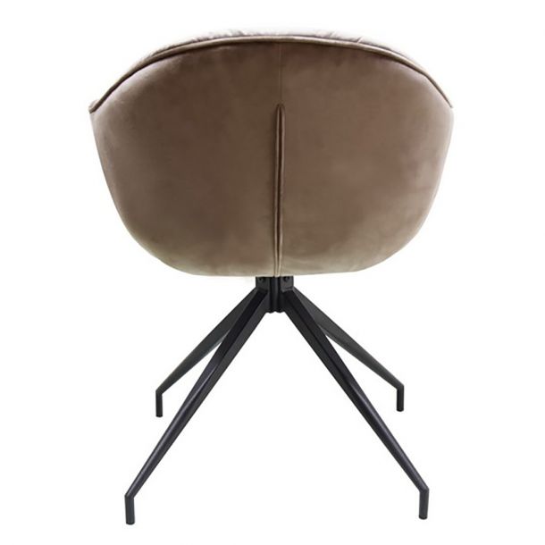 Поворотный стул R-145 Капучино-вельвет (23988501) дешево