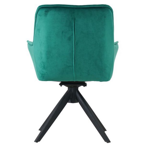 Поворотний стілець R-68 Смарагдовий-вельвет (23724955) дешево
