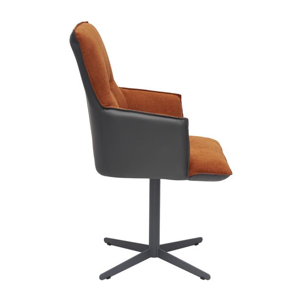 Поворотное кресло Lorenco PVL 180 Magic 2287, Черный (1711333692) цена