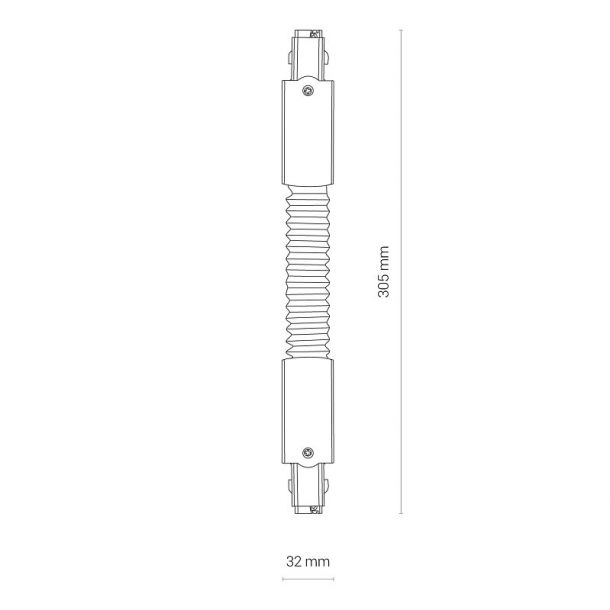 З'єднувач Ctls Power Flex Connector Чорний (109985869) цена