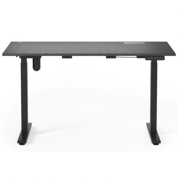 Стіл E-Table Premium Cleaf 121x70 Графит, Чорний (15518629) фото