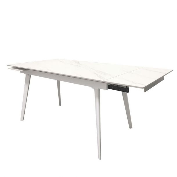Стол Hugo 140x82 Carrara White, Белый (31462534) в интернет-магазине