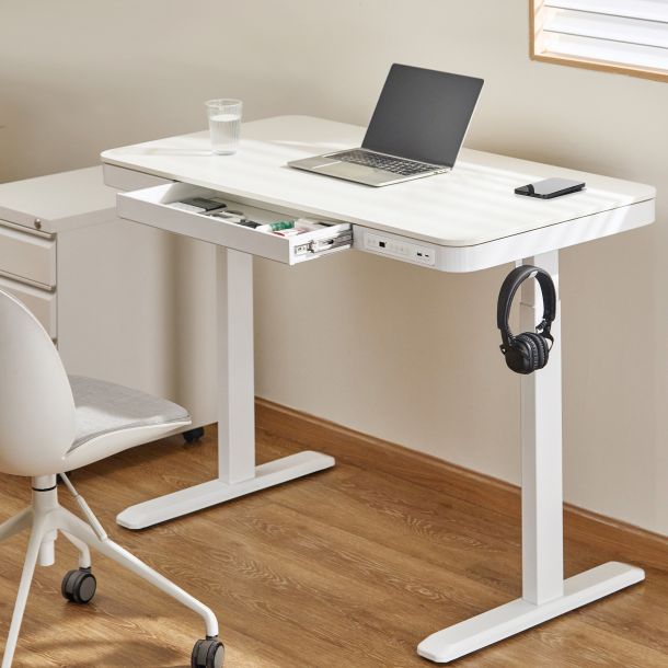 Стіл OfficePro ODE111 118x60 White, White (1311154721) купить