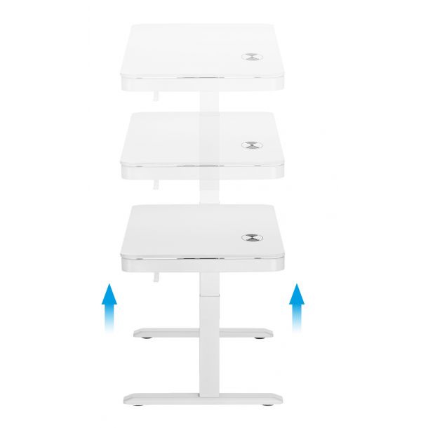 Стіл OfficePro ODE111 118x60 White, White (1311154721) hatta