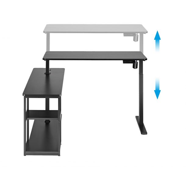 Стол OfficePro ODE119 136х120 Black, Black (1311154722) в интернет-магазине