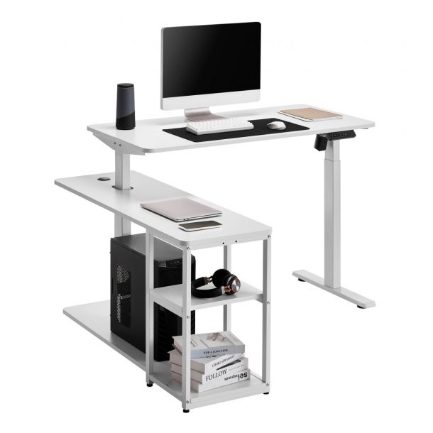 Стол OfficePro ODE119 136х120 White, White (1311154724) в интернет-магазине