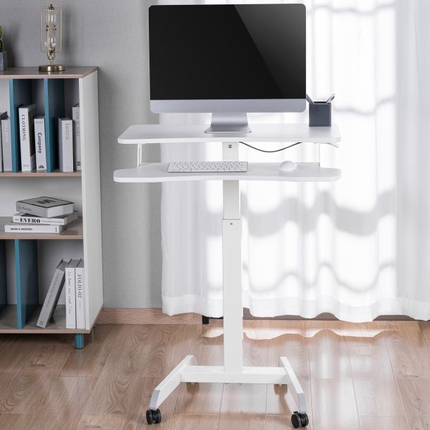 Стол OfficePro ODM460 80x62 White, White (1311033030) цена