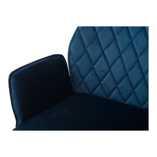 Поворотный стул M-34 fabric Лазурный-вельвет (23439808) в Киеве