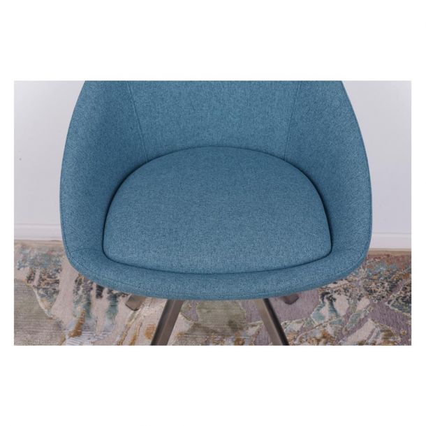 Поворотный стул Toledo Синий (52371265) фото