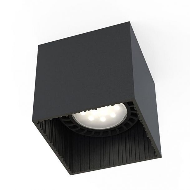 Точечный светильник Groove I Черный (109731868) цена