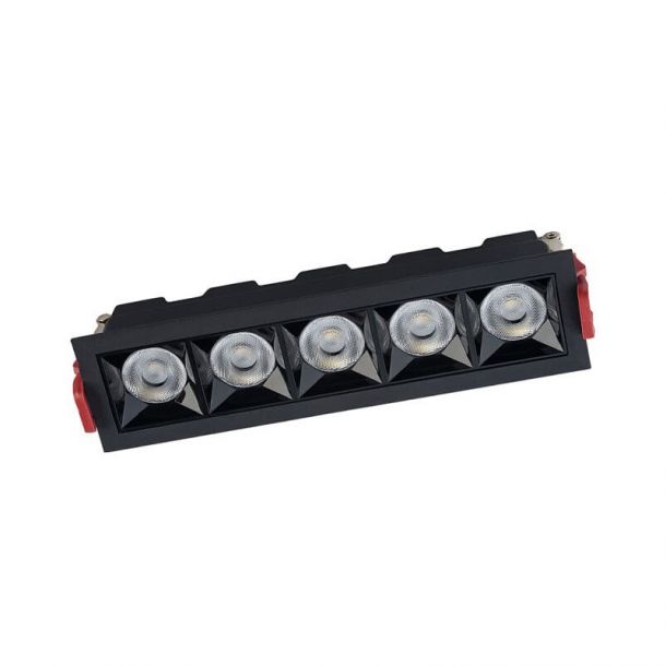 Точечный светильник MIDI LED 20W 4000K RECESSED Черный (109731967)