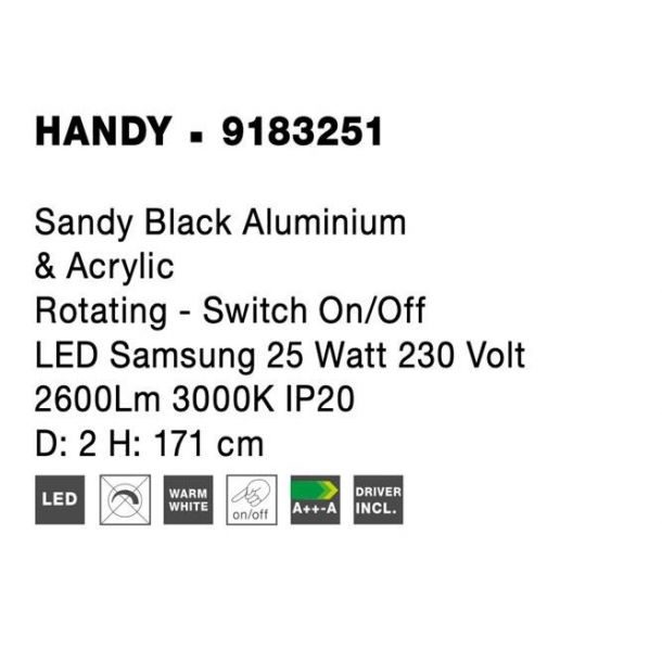 Торшер Handy Black (1591205428) купить