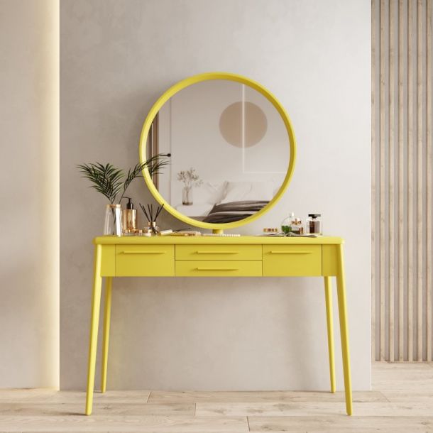 Туалетный столик с зеркалом Бонито Желтый (68479468)