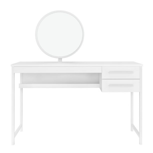 Туалетный столик с зеркалом Сидней 120 Белый, Белый (68479399)