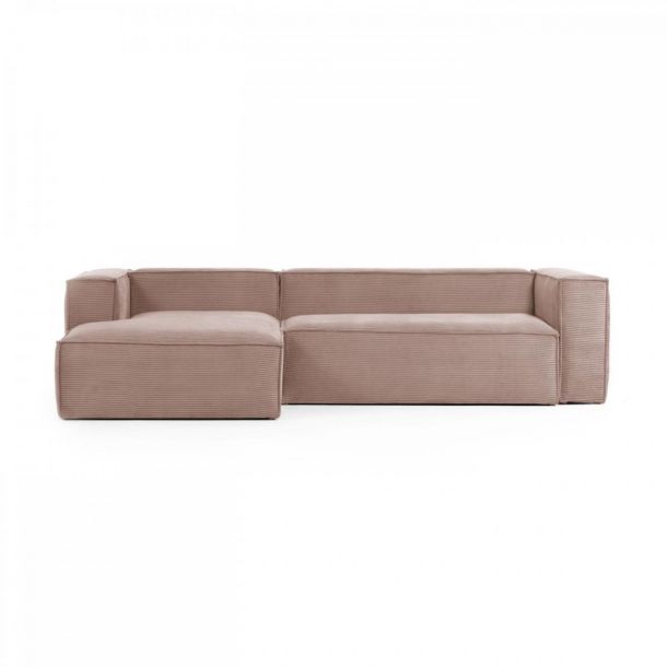 Угловой диван BLOK Светло-розовый (90723832)