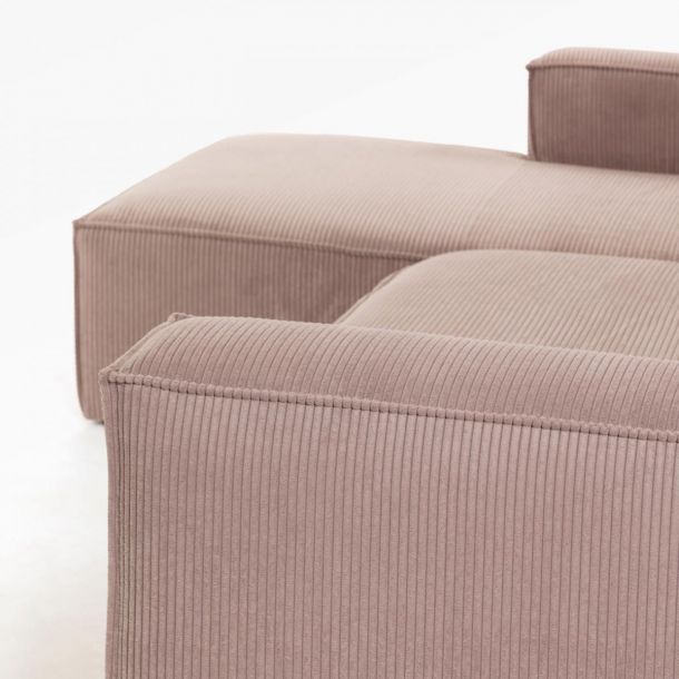 Кутовий диван BLOK Світло-рожевий (90723865) недорого