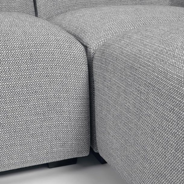 Угловой диван LEGARA 4-местный Светло-серый (90724057) hatta