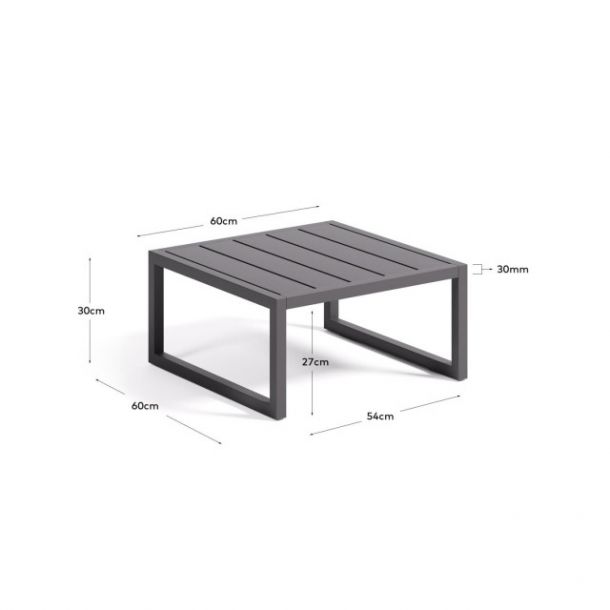 Журнальний стіл COMOVA 60х60 Чорний (90935823) цена
