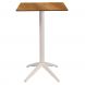 Барний стіл Quatro High Fix 60х60 dark oak, white (1691271355)