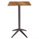Барний стіл Quatro High Fix 70х70 dark oak, moka (1691271519)