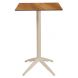Барний стіл Quatro High Fix 70х70 dark oak, sand (1691271495)