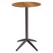 Барний стіл Quatro High Fix D60 dark oak, taupe (1691271543)