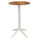 Барний стіл Quatro High Fix D60 dark oak, white (1691271527)