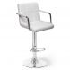 Барный стул Dublin Arm Eco Chrome Белый (44406333) купить