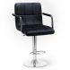 Барный стул Dublin Arm Velvet Chrome Черный (44515266)