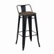 Барный стул Motive Wood Черный (10439941)