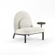 Кресло Soft Lounge со столиком 75x82 Boucle Nata 1, Крафт Табако (1561024966)